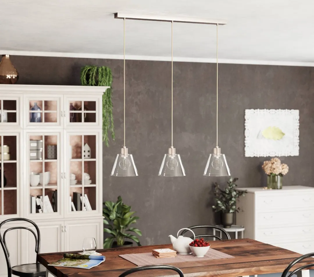 Eglo Copley Hanglamp 90cm - Roségoud