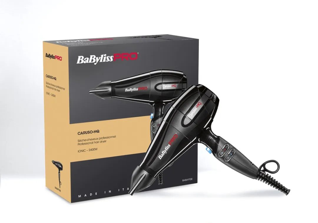 BaBylissPRO Caruso-HQ Föhn 2400W - Zwart