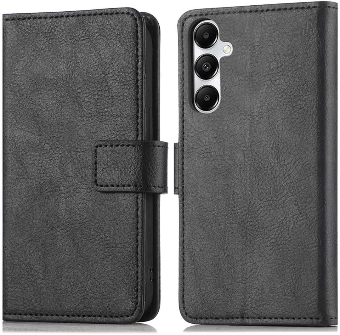 imoshiion Hoesje Samsung Galaxy A17 - 3 Pasjes Zwart
