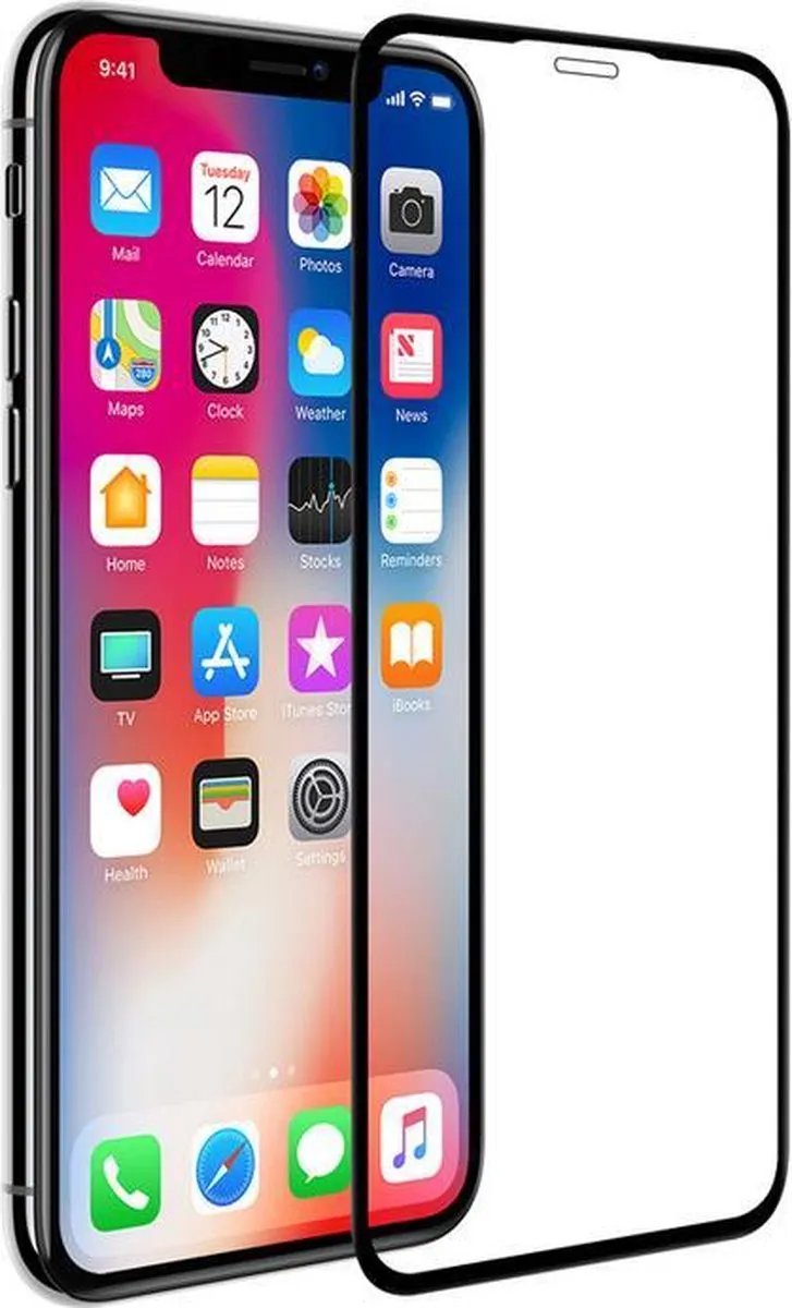 Nillkin FullFace Tempered Glass XD CP+MAX - iPhone XR - Zwart - afbeelding 3 van 6