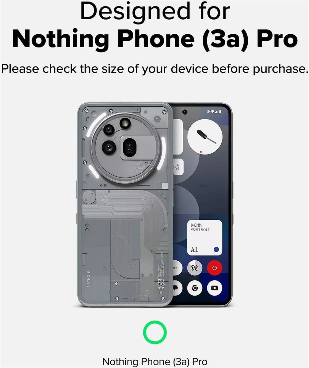Ringke Fusion X Hoesje Nothing Phone (3a) Pro - Camo Zwart
