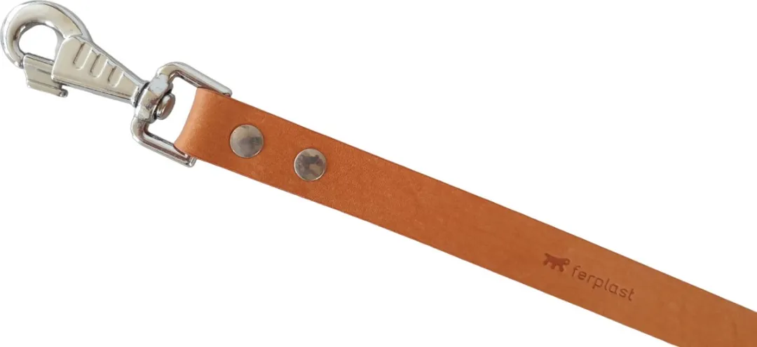 Ferplast Natural Verstelbare Hondenriem Leder - L 200cm
