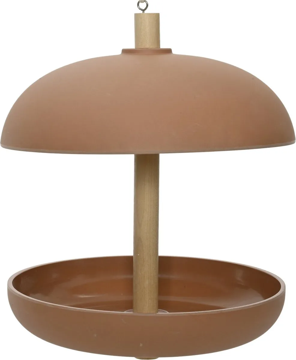 Decoris Vogelvoedersilo Hangend Cognac Bruin 21x25cm