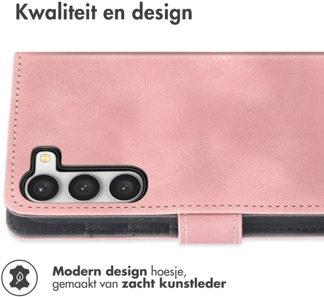 Imoshion Bookcase Hoesje Samsung Galaxy S23 - 3 Pasjes Roze