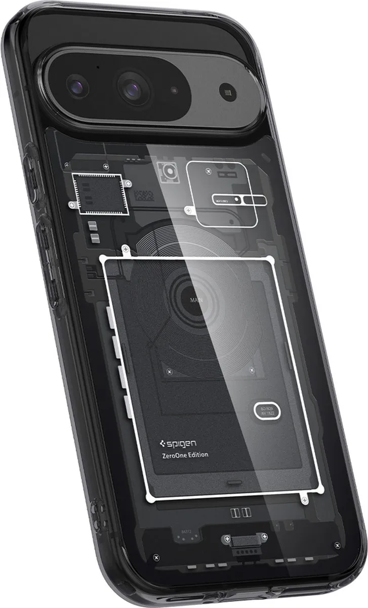 Spigen Ultra Hybrid Hoesje 8809971226370 - Google Pixel 9/9 Pro - Zwart - afbeelding 2 van 6