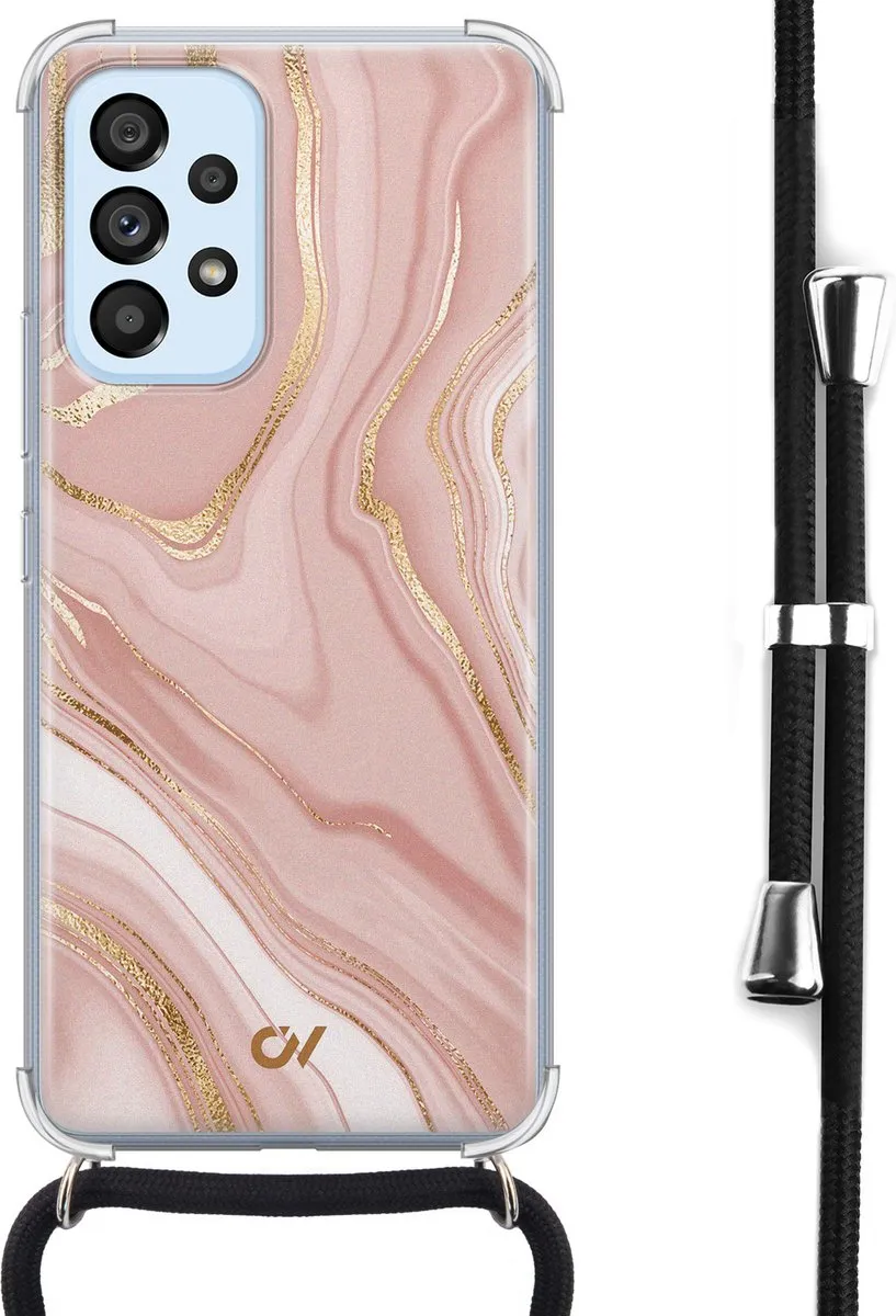 Casevibes Telefoonhoesje Samsung A53 Rose Marble