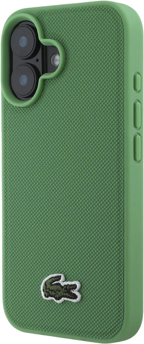 Lacoste MagSafe Iconic Petit Piqué Hoes iPhone 16 Plus - Groen - LCHMP16MPVCN - afbeelding 2 van 5