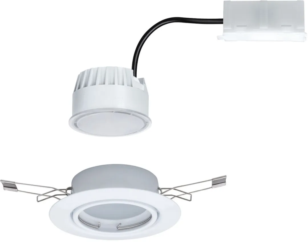 Paulmann Base Coin LED-inbouwlamp 5W 370lm 90mm - Wit