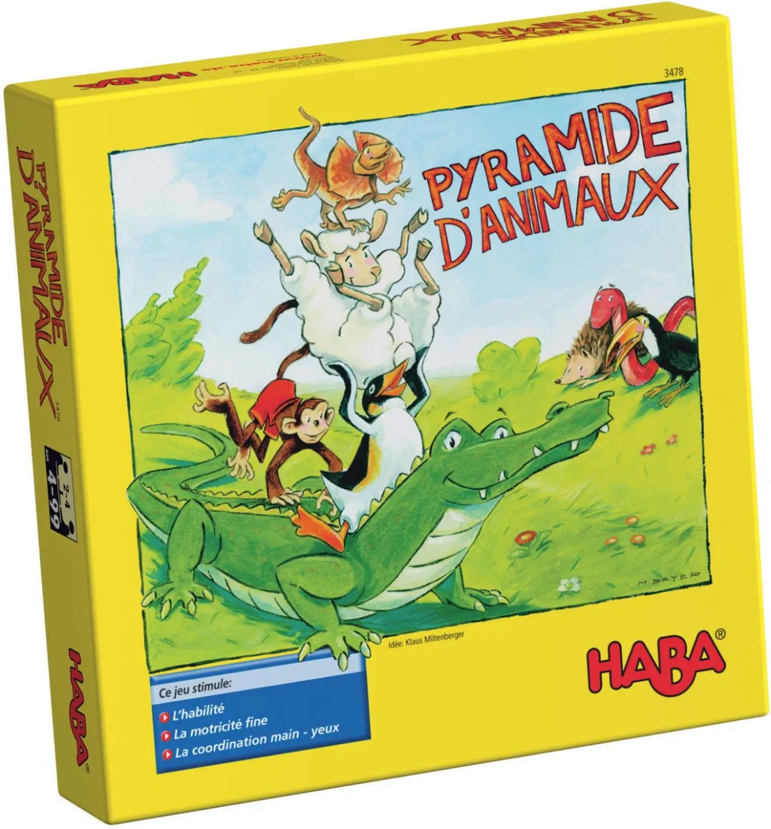 Speelgoed | Wooden Toys - !!! Jeu - Pyramide Danimaux (Frans) = Duits 4478 - Ned