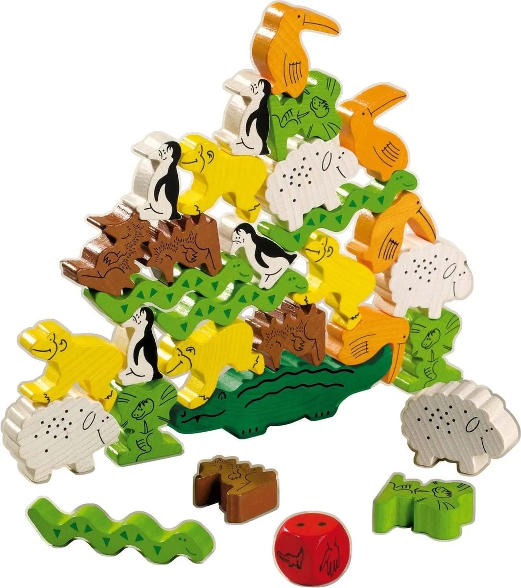 Speelgoed | Wooden Toys - !!! Jeu - Pyramide Danimaux (Frans) = Duits 4478 - Ned