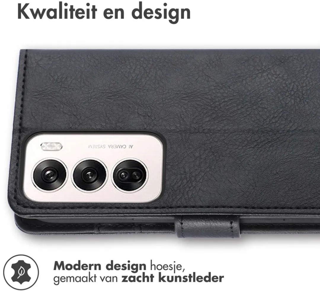 Imoshion Hoesje Oppo Reno 12 Pro - 3 Pasjes - Zwart