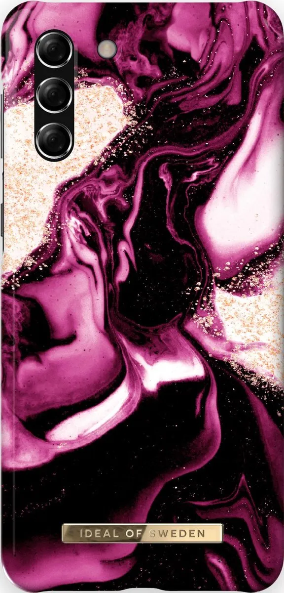 iDeal of Sweden Fashion Case Galaxy S21+ Golden Ruby Marble IDFCAW21-S21P-319