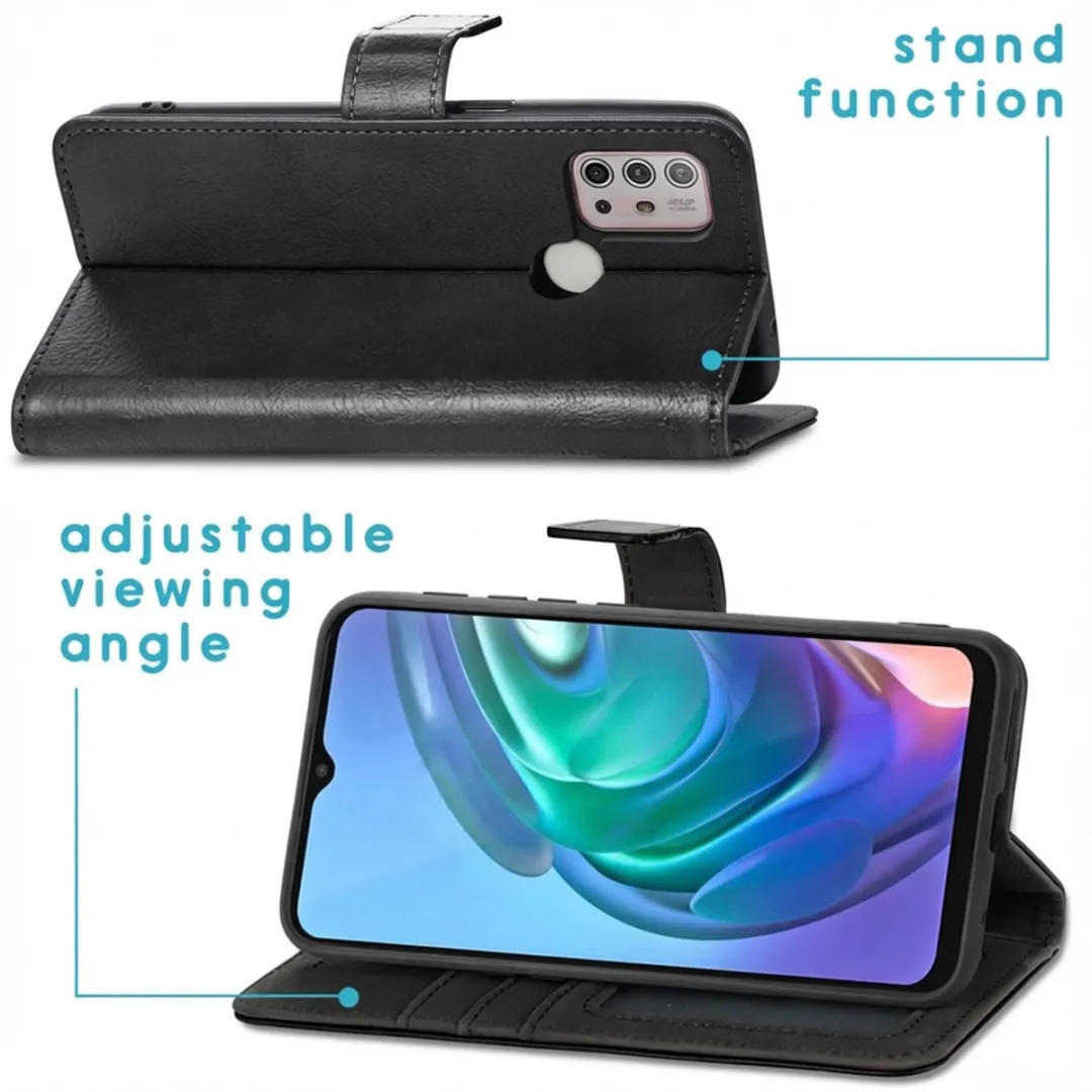 Imoshion Hoesje Motorola Moto G10/G20/G30 - 3 Pasjes - Zwart