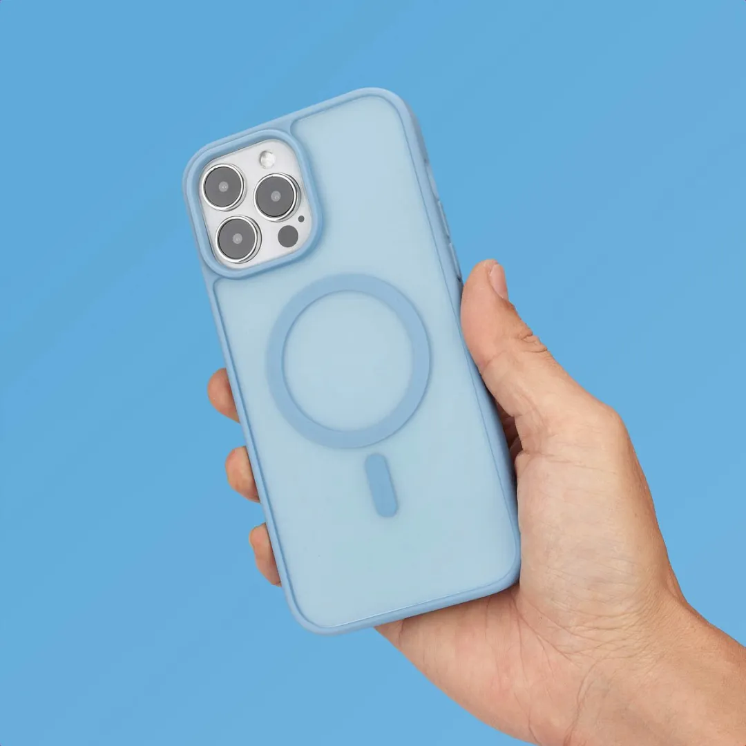 imoshion Hoesje iPhone 13 Pro Max MagSafe Lichtblauw