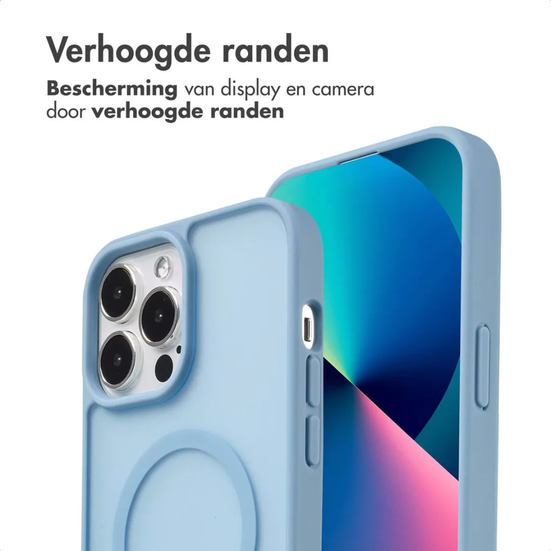 imoshion Hoesje iPhone 13 Pro Max MagSafe Lichtblauw