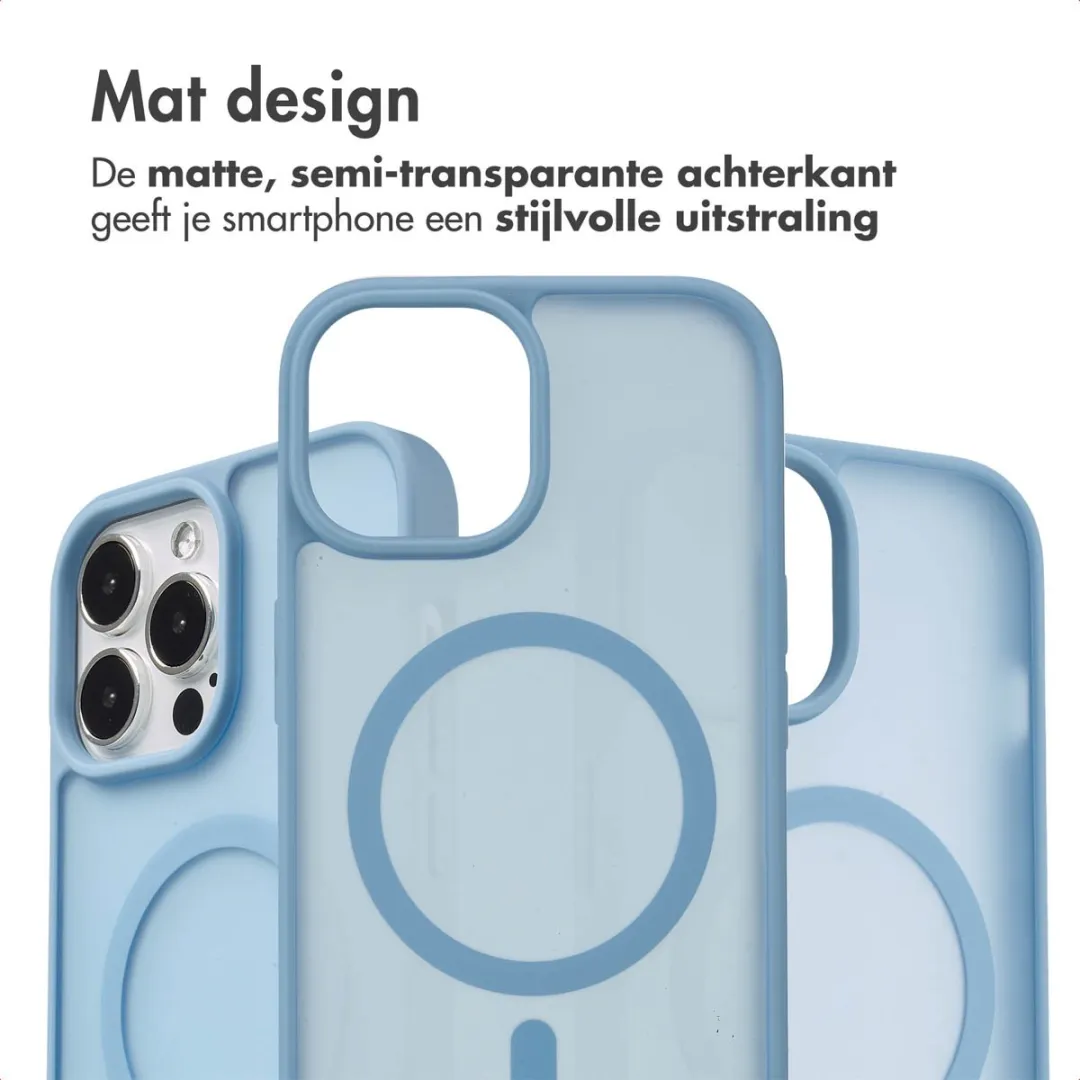 imoshion Hoesje iPhone 13 Pro Max MagSafe Lichtblauw