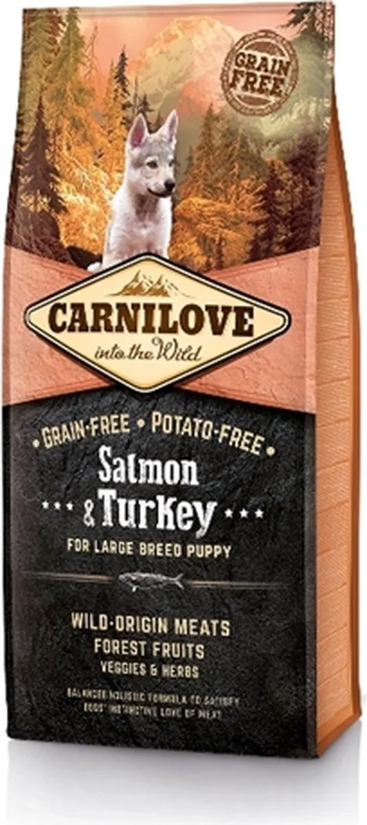 Carnilove Puppies Large Breed Lams- & Kalkoenvlees 1,5 kg - afbeelding 6 van 6