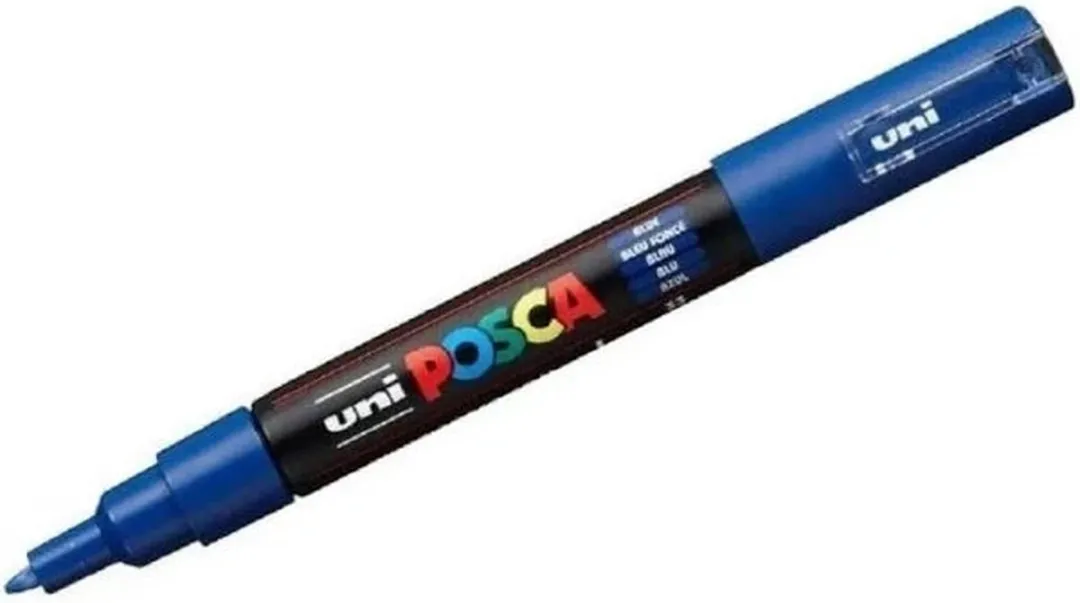 Posca PC-1M Markeerstift - Zwart - 6 Stuks