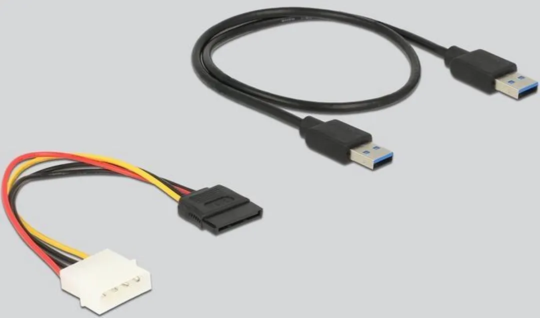 Delock PCIe Riser x1 naar x16 - 60cm USB-kabel - Rood