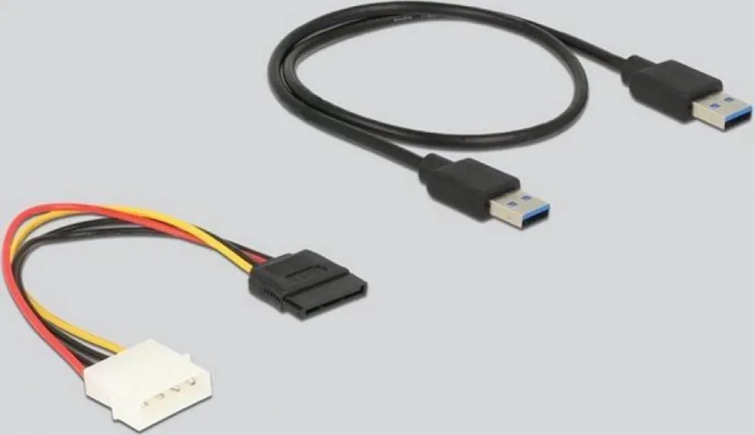 Delock PCIe Riser x1 naar x16 - 60cm USB-kabel - Rood