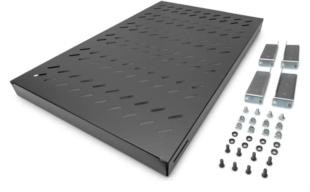 Digitus DN-97649 Apparaatbodem 19" - 1 HE - Zwart
