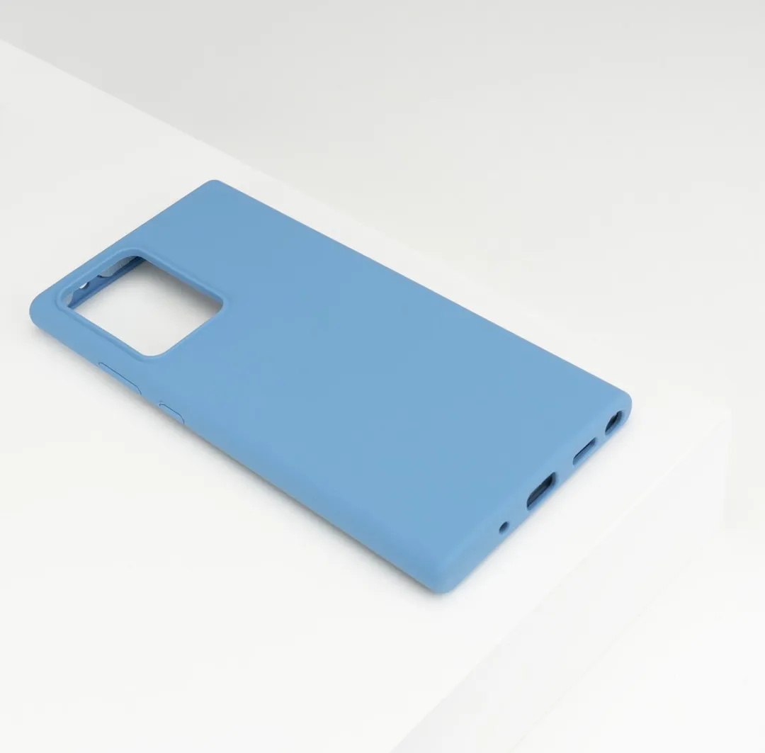 BMAX Siliconen Hoesje BMAX47854 Samsung Galaxy Note20 Ultra - Blauw