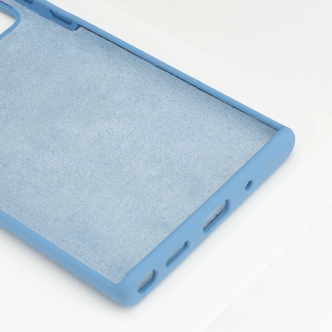 BMAX Siliconen Hoesje BMAX47854 Samsung Galaxy Note20 Ultra - Blauw