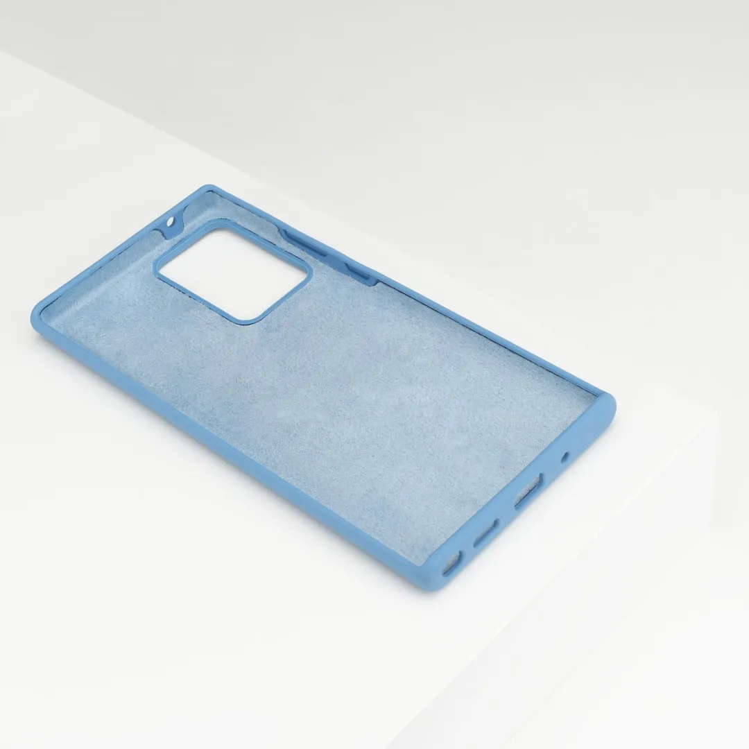BMAX Siliconen Hoesje BMAX47854 Samsung Galaxy Note20 Ultra - Blauw - afbeelding 6 van 6
