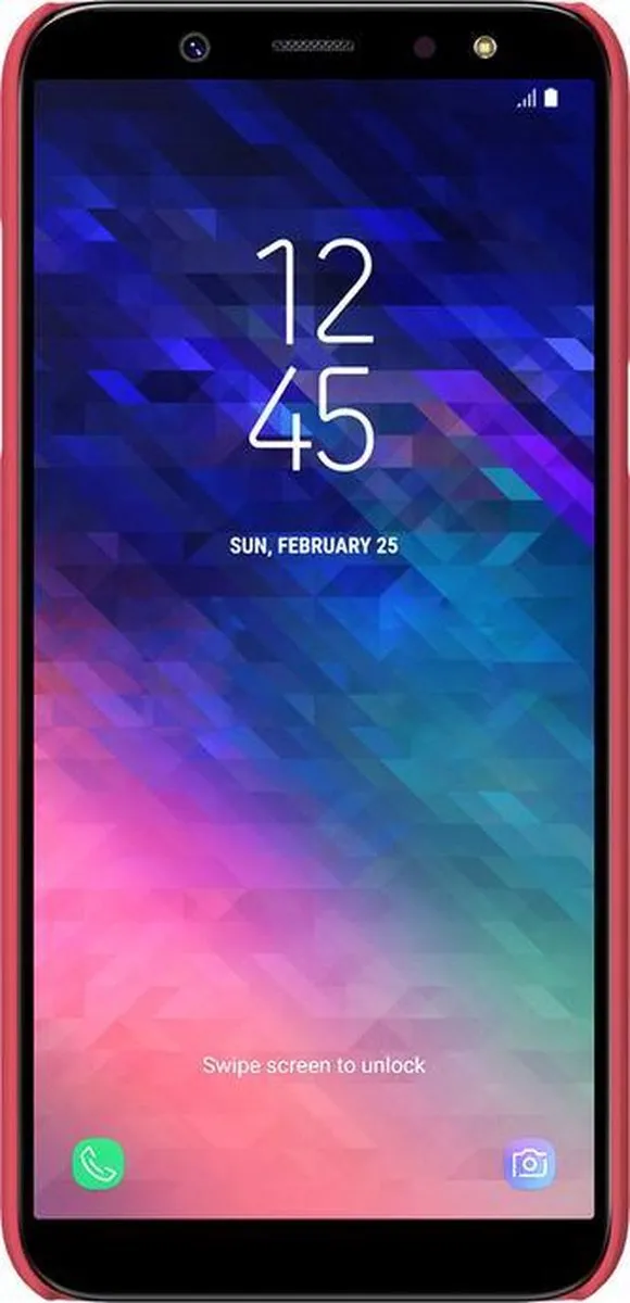Nillkin Frosted Shield Hoesje Samsung Galaxy A6+ 2018 - Rood