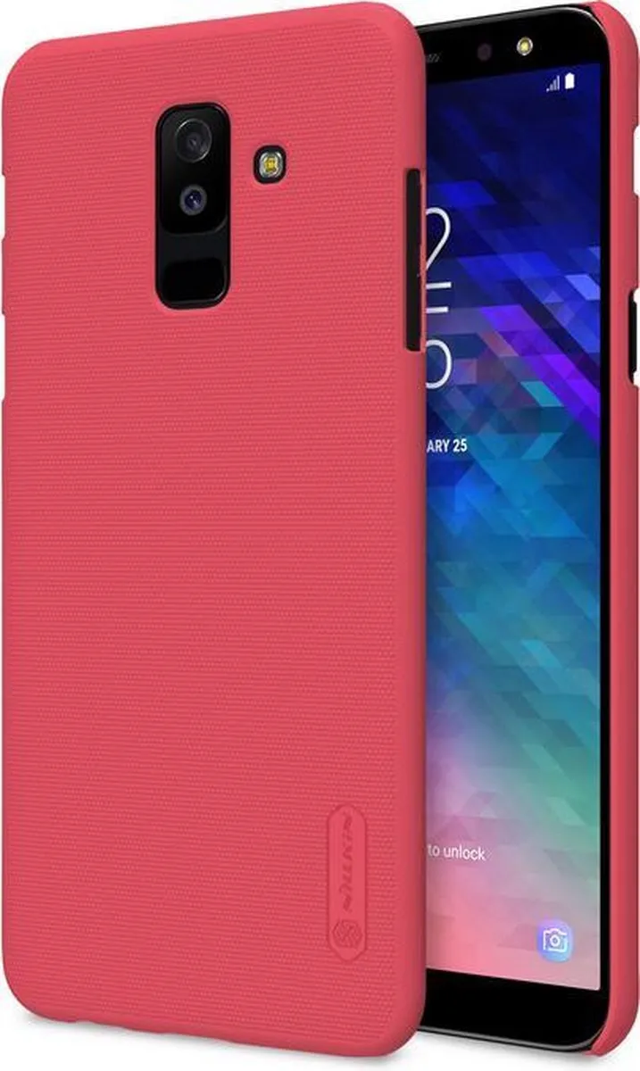 Nillkin Frosted Shield Hoesje Samsung Galaxy A6+ 2018 - Rood