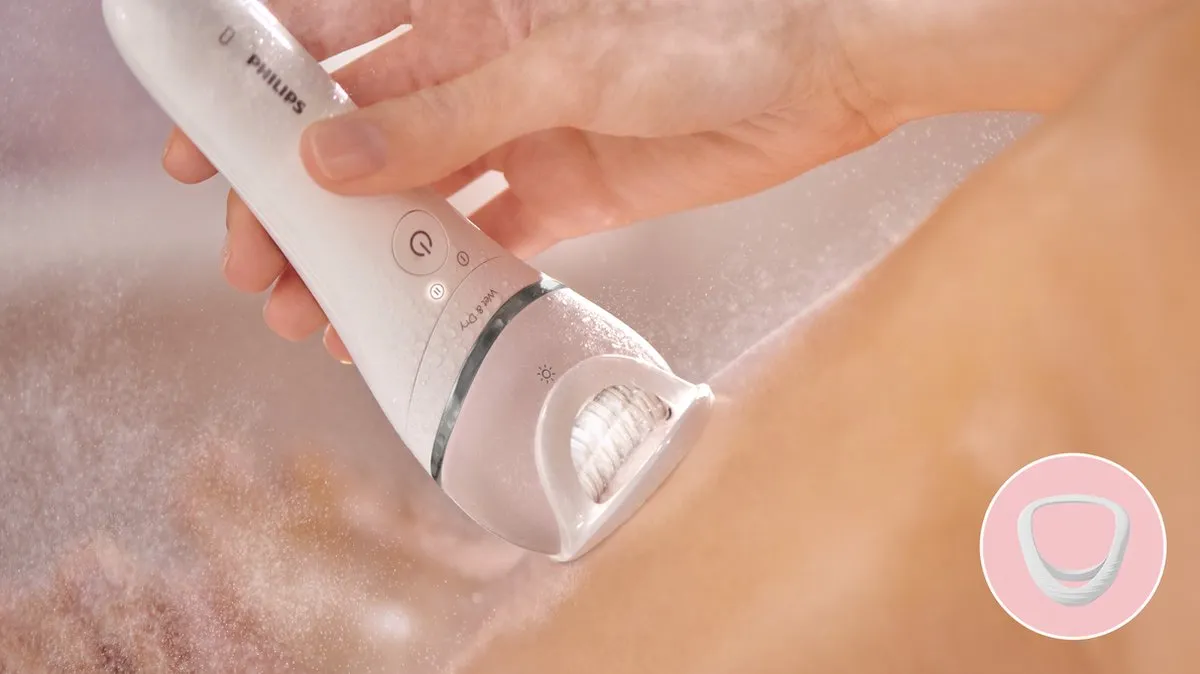 Philips Series 8000 BRE721/00 Epilator - Wet & Dry - 6 Opzetstukken - afbeelding 6 van 6