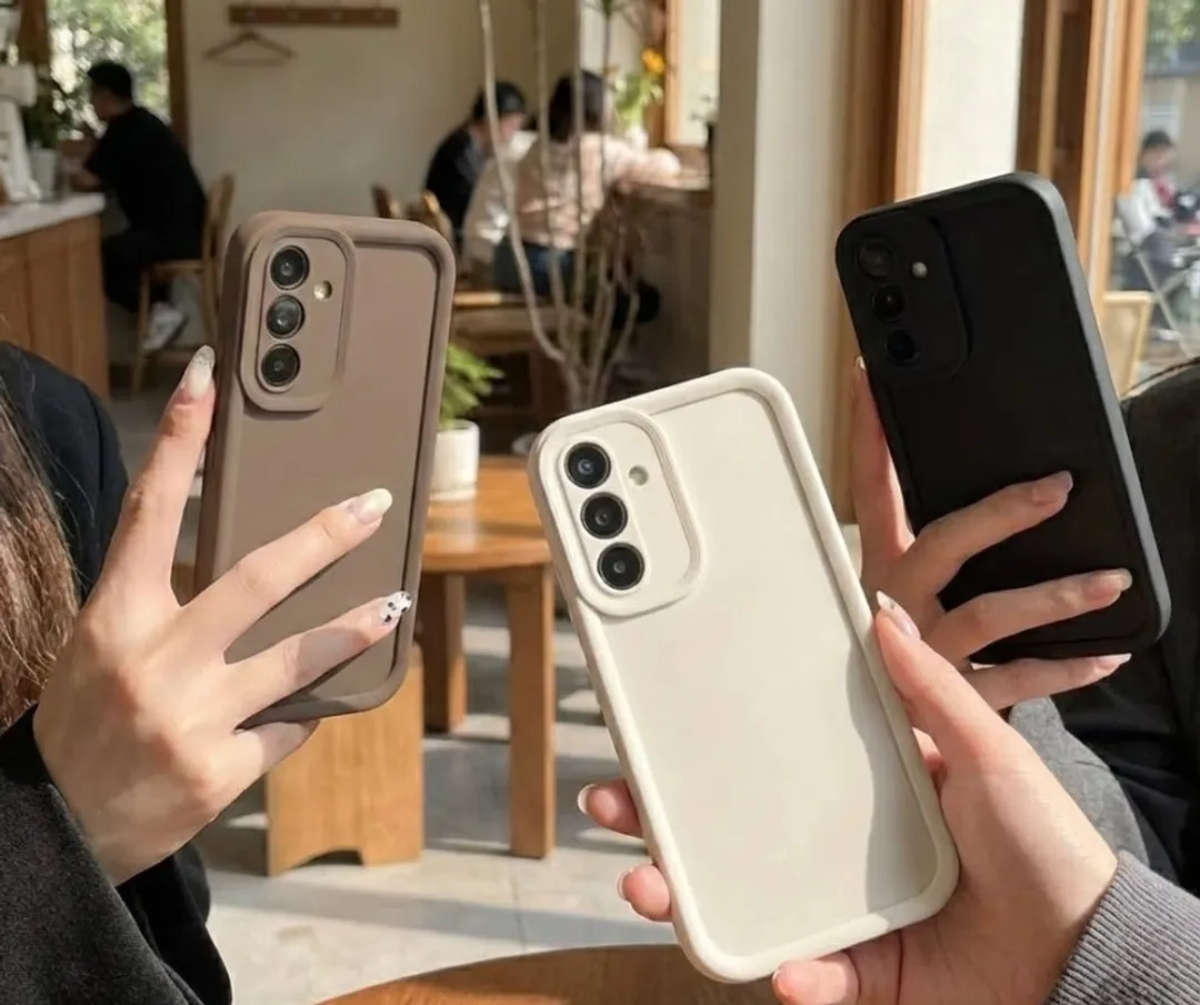 NUVEX Telefoonhoesje Galaxy A36 - 3 Stuks Zwart/Beige/Taupe
