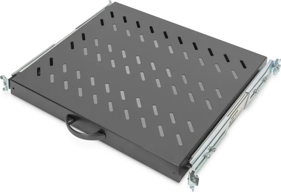 Digitus DN-19 TRAY-2-600-SW Uittrekbare Kastplank 19" - 600mm - Zwart