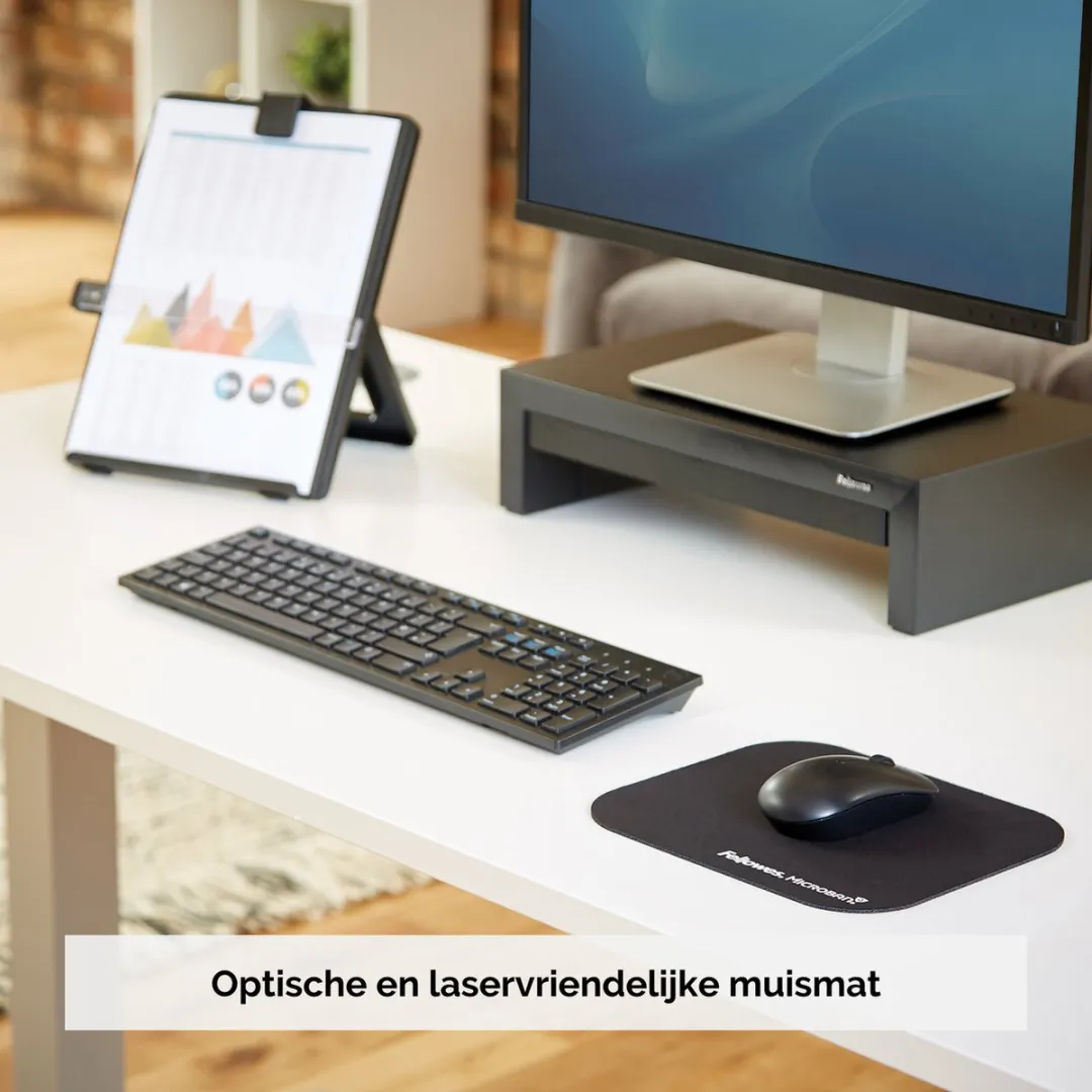 Fellowes Microban Muismat 5934005 - Antibacterieel - Zilver