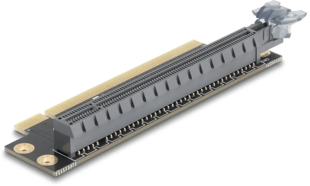 Delock Riser Card PCIe 3.0 x16 naar x16 90° - 23mm