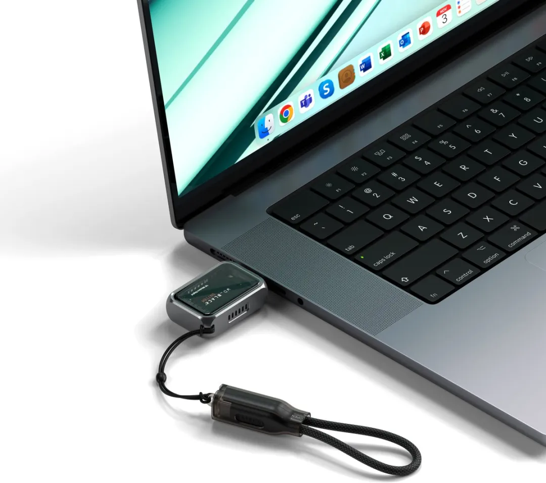 Satechi ST-E2230M Mini NVMe SSD Behuizing - Grijs - afbeelding 6 van 6