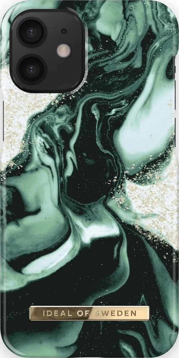 iDeal of Sweden iPhone 12 Mini Hoesje Golden Olive Marble IDFCAW21-I2054-320