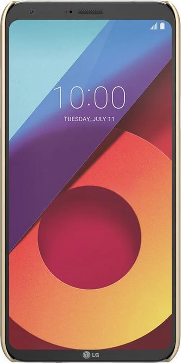 Nillkin Frosted Shield HardCase + Displayfolio LG Q6 - Goud