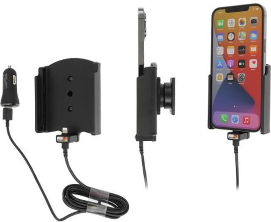 Brodit Houder Apple iPhone 12 Pro Max 6.7" - Zwart