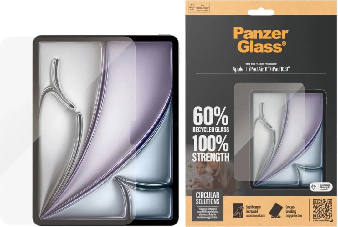 PanzerGlass P2833 Screenprotector iPad Air 11 (2024) - Transparant