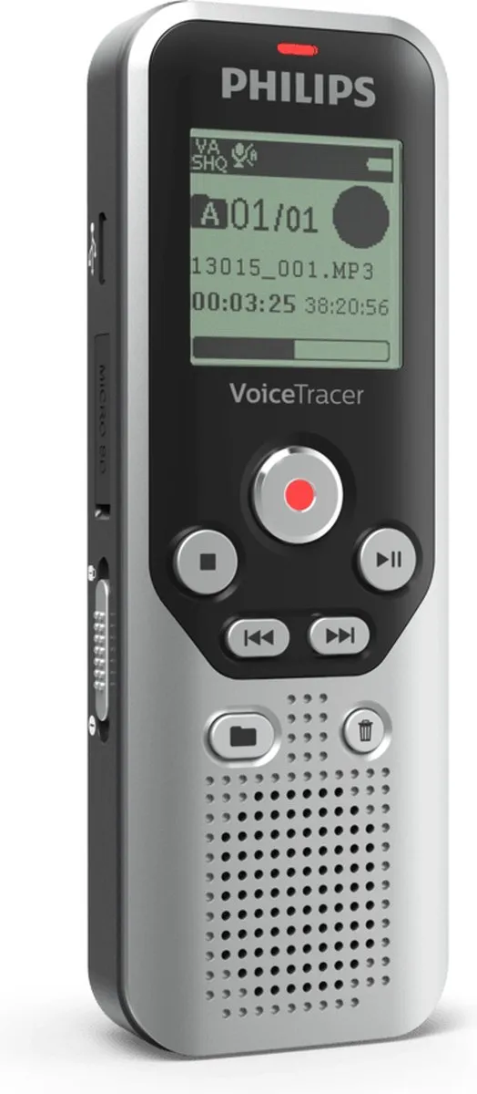 Philips VoiceTracer DVT1250 Audio Recorder