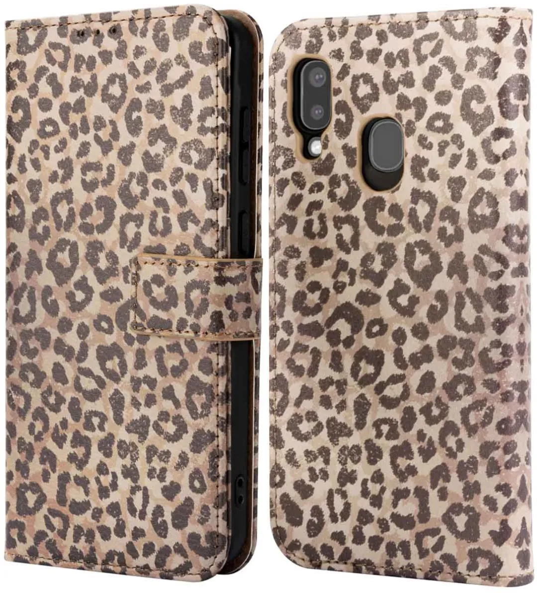 Imoshion Hoesje Samsung Galaxy A20e - 3 Pasjes - Leopard Mood