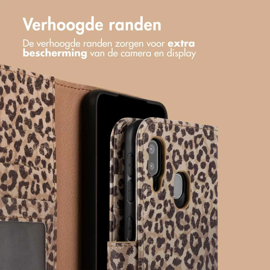 Imoshion Hoesje Samsung Galaxy A20e - 3 Pasjes - Leopard Mood