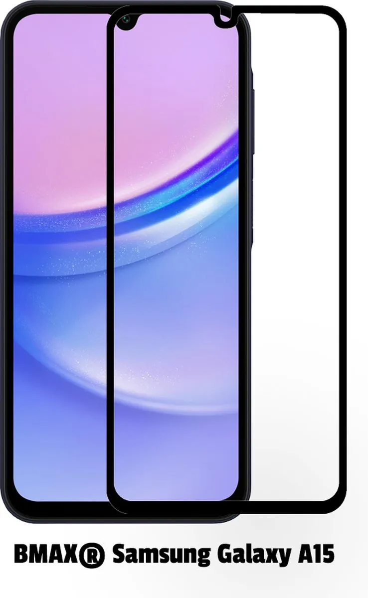 BMAX Screenprotectors Samsung Galaxy A15 - 2 Stuks - Gehard Glas