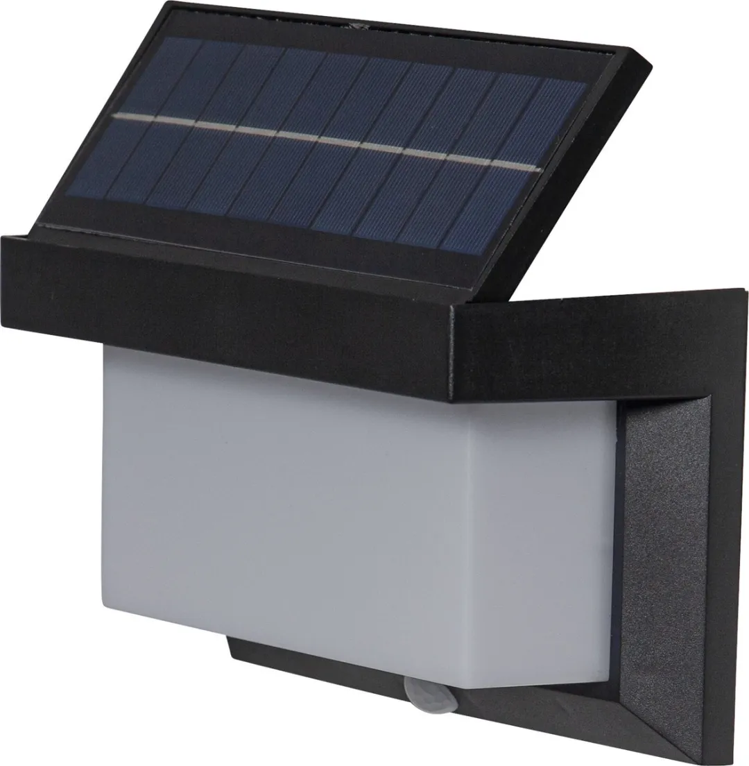Star Trading Valla Wandlamp Zonne-energie 32 Lichtpunten - Zwart