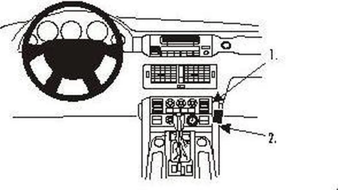 Brodit ProClip Land Rover Range Rover 2002-2012 Houder - 853053 - Bruin/Zwart