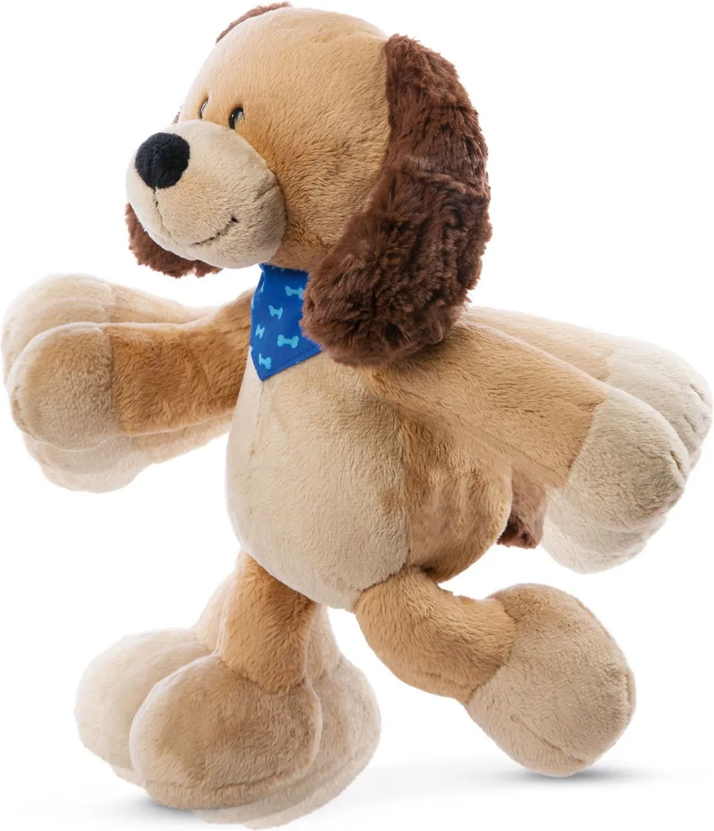 Nici Barky Pluchen Knuffelhond 30cm - Multicolor
