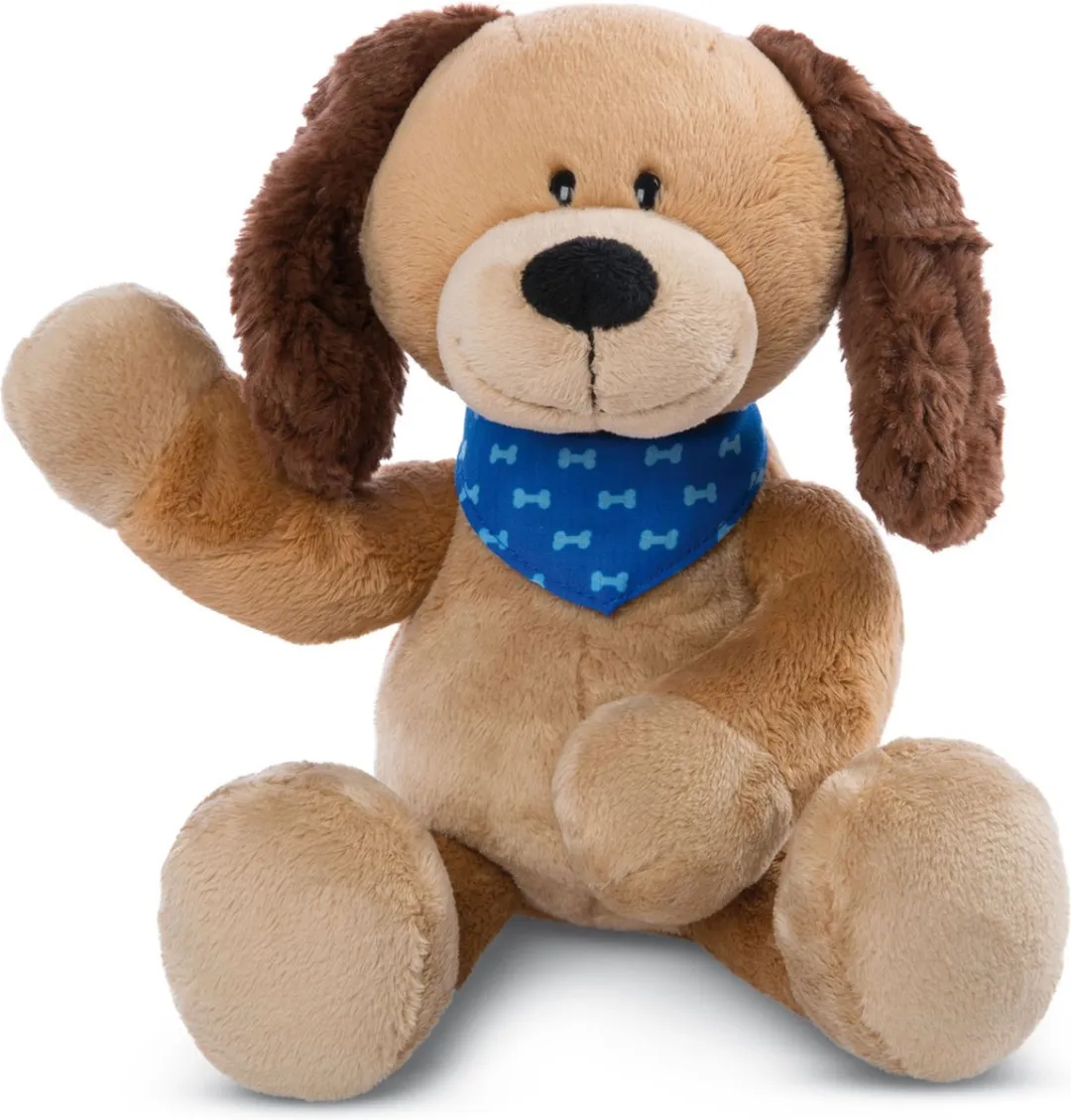 Nici Barky Pluchen Knuffelhond 30cm - Multicolor
