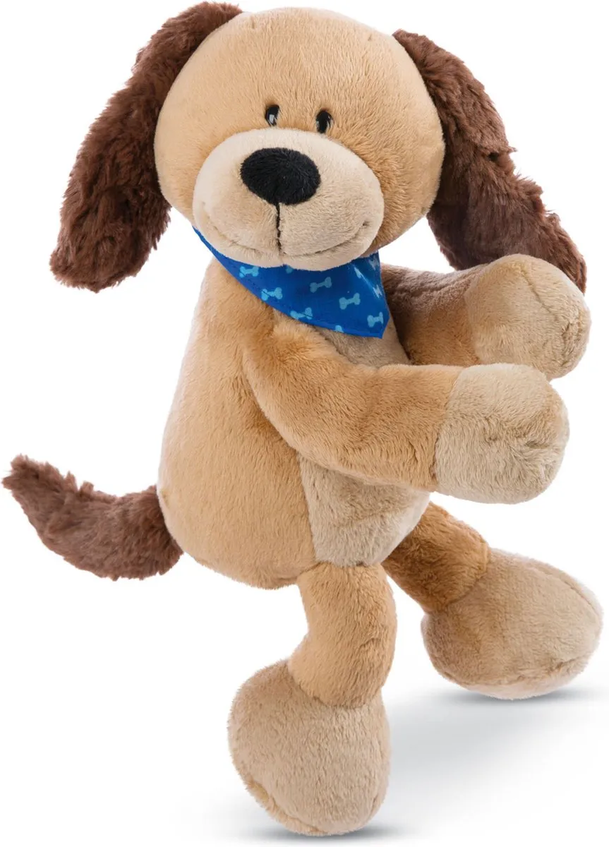 Nici Barky Pluchen Knuffelhond 30cm - Multicolor