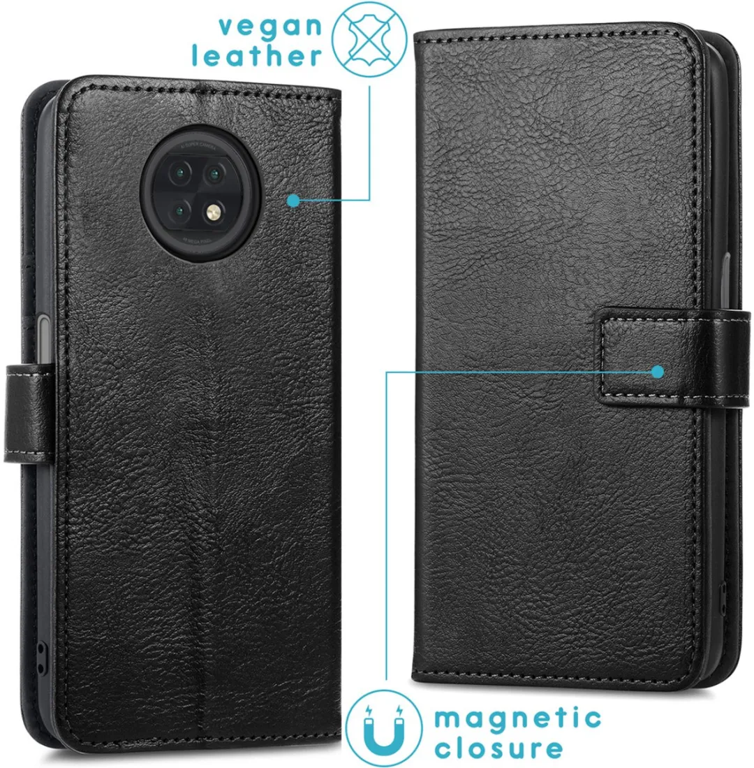 Imoshion Hoesje Xiaomi Redmi Note 9T 5G - 3 Pasjes - Zwart